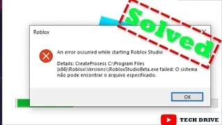 Fix Roblox Studio - An Error Occurred While Starting Roblox Studio in windows 7/8/10/11 (Solved)