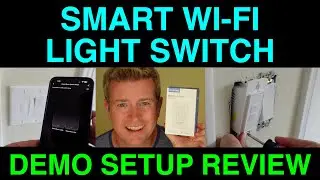Smart WiFi Light Switch by Filohome Double Single Triple Alexa & App Control Demo Review