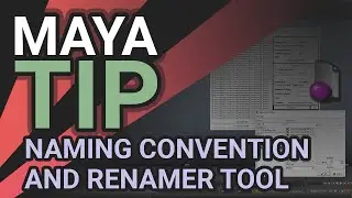 Maya Animation Tip - Image Plane Naming Convention and Mass File Renaming