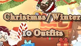 10 Outfits 🎄Christmas Holiday/ ❄️ Winter 🎄| Gacha Club |