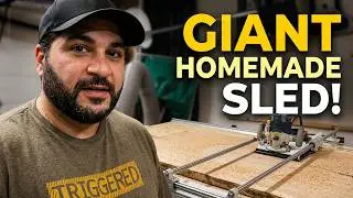 I Built a Giant Homemade Router Sled