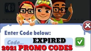 subway Surfers some Expired promo codes l these codes working in last verision