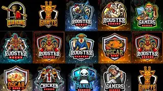 Mascot emblem gaming design 4 | Free Download
