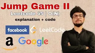 Leetcode 45 | Jump game II | O(N) | Hindi | Explanation + Code