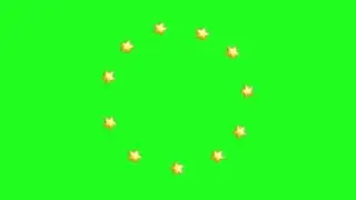 Circle Small Star Effect | Green Screen Effact | green screen videos