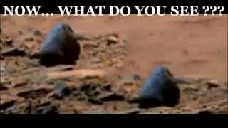 TWO STONE SCULPTURES @ NASA'S MARS IMAGE [SEP. 11, 2015]