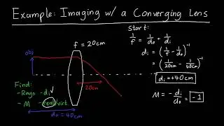 Example: Ray Tracing a Converging Lens