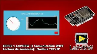ESP32 and LabVIEW || Wi-Fi Communication || Sensor Reading || Modbus TCP/IP