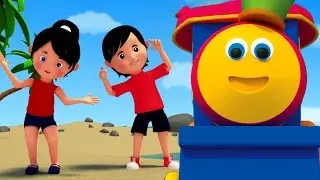 Bob cabeça do comboio Ombros joelhos e pés | 3D Nursery Rhymes Songs | Head Shoulders Knees and Toes