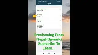 Freelancing In Nepal (Earning Reports) | #freelancing #onlineearning #Upwork #Nepal