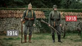 FIRST WORLD WAR German Soldier 1914 & 1918 Compared! (with subtitle)