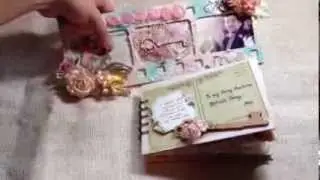 Projects Share - Altered Wooden Frame and Love Letters Mini