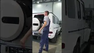 Фаркоп с электроприводом на Мерседес