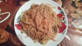 Плов из вермишели (узбекская кухня)