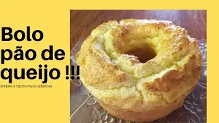 BOLO PAO DE QUEIJO SUPER RAPIDO !!!
