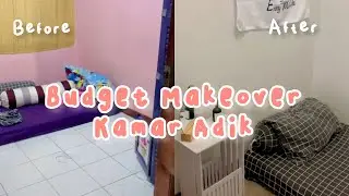 BUDGET MAKEOVER KAMAR ADIK!