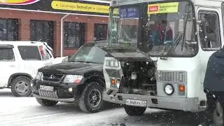 Авария на ул  ВАСИЛЬЕВА