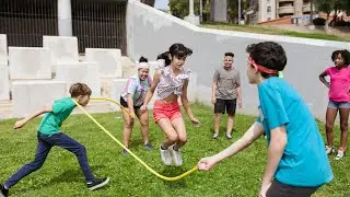 Прыжки на скакалке. Упаду или нет в конце? | Rope jumping. Will I fall or not in the end?