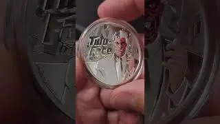 Two-Face is Here Batman Villain 2022 1 troy ounce Silver Coin #preciousmetals #silvercoin #silver