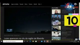 Luzes Misteriosas aparecem no céu de Ribeirão Preto em São Paulo