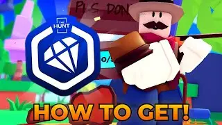 ROBLOX PLS Donate - How to Get The "Diamond Donor" Badge! | The Hunt 2024