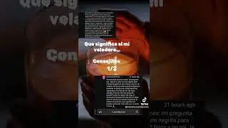 Que significa si mi veladora… Consejitos