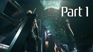 Part 1: Final Fantasy VII Remake Let's Play 4K (PS4 Pro) Chapter 1: Destruction of Mako Reactor 1