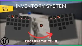How to create an inventory system | Part 13-1 - The drop system | Unreal Engine 5 Tutorial