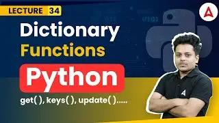 What are Dictionary Functions | Python Programming Full Course | Coding Adda247 #34