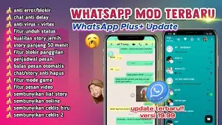 Update!! WA MOD TERBARU 2024 | WHATSAPP PLUS TERBARU 2024 | WA PLUS TERBARU