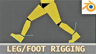 [#3] Foot rigging in Blender using IK constraints