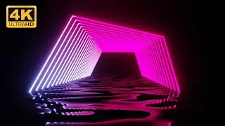 After Effects | Adobe Premiere Pro | Neon Tunnel | 4K