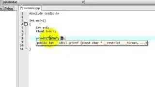 Basic of C(Printing variable contents)