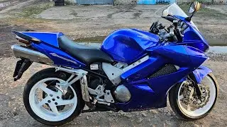 Honda VFR 800 покраска в Candy Blue Sapphire