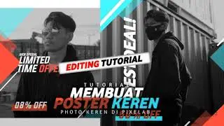 Cara Editz Poster Photo Keren di Aplikasi Pixelab || Tutorial editing photo android