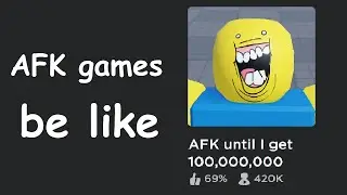 AFK until someone donates games be like (roblox)