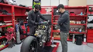 Get Ready To Race 2022 !!! Yoon Racing / feat. Ducati V4R . Episode 2. (disassemble the stradale )