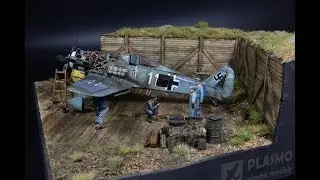 Focke-Wulf 190 Maintenance Airfield - Diorama 1/48