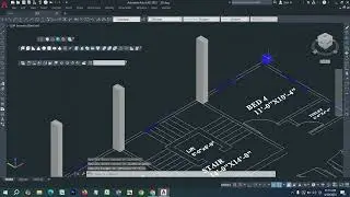 3D Columns In AutoCAD Only In 6 Minutes