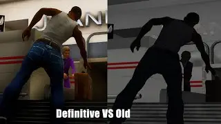gta sa definitive edition vs old | gta san andreas remastered vs original