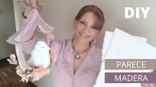 Como realizar trabajos que parezcan de MADERA, utilizando Telgopor