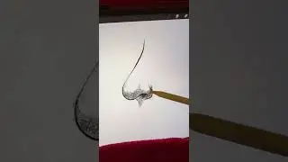 How to draw a nose #art #nosedrawing #facialfeatures #portrait #fineart #arteacher #artshort