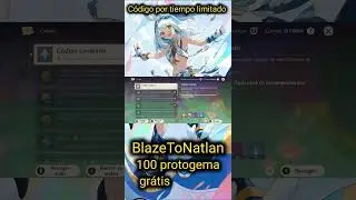 Genshin Impact código por tiempo  limitado 100 protogemas grátis #genshinimpact #natlan #xbox