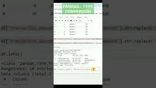 How to convert pandas column from string type to integer