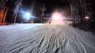 Snowboarding with friends
