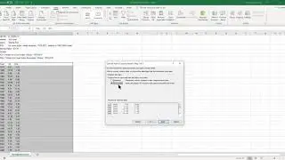 [Excel] Splitting a single column of data into individual columns of data