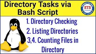 Bash Script for Directory Tasks - Directory Exists, Counting Files in Directory & Sub Directories