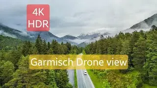 Garmisch-Partenkirchen drone view #djimini3pro #4k #germany #garmischpartenkirchen