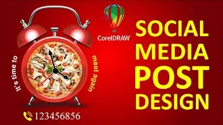 Professional Social Media Post Design | coreldraw tutorial | KH_Graphics