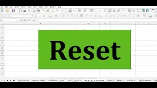 LibreOffice Calc # Create a Reset Button